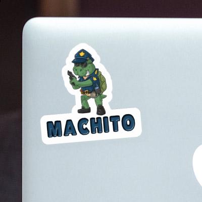 Polizist Sticker Machito Notebook Image