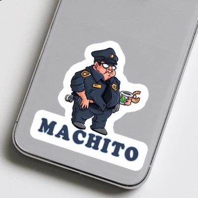 Sticker Machito Police Officer Gift package Image