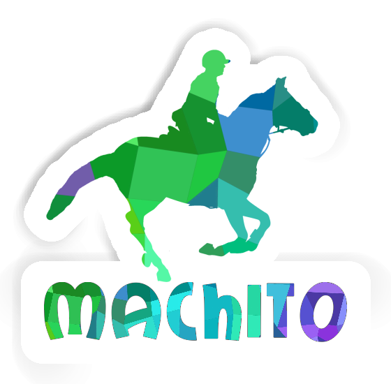 Sticker Horse Rider Machito Image