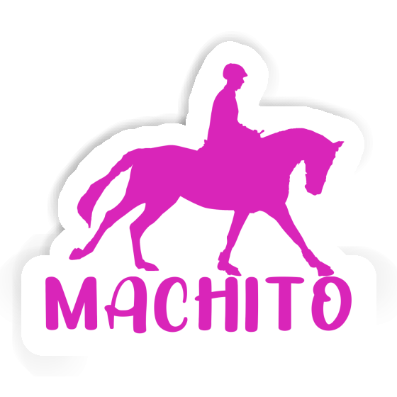 Machito Sticker Horse Rider Laptop Image