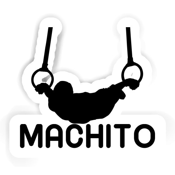 Sticker Ring gymnast Machito Notebook Image