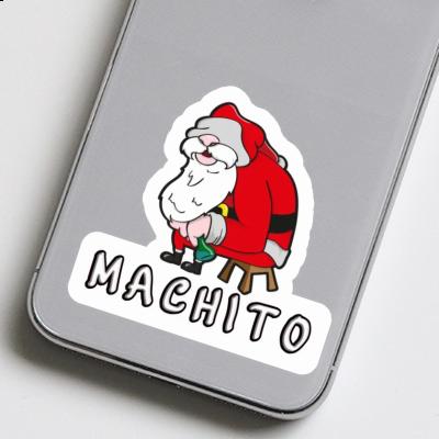 Sticker Machito Santa Claus Gift package Image