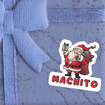 Machito Sticker Weihnachtsmann Notebook Image