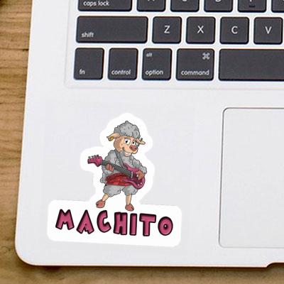 Sticker Rockergirl Machito Laptop Image