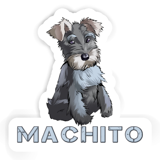 Schnauzer Autocollant Machito Gift package Image