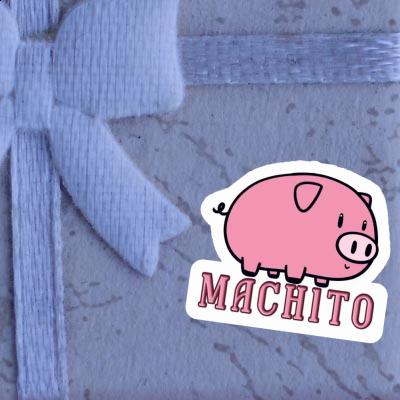 Cochon Autocollant Machito Notebook Image