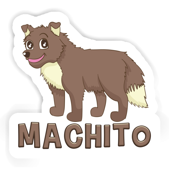 Machito Autocollant Chien Gift package Image