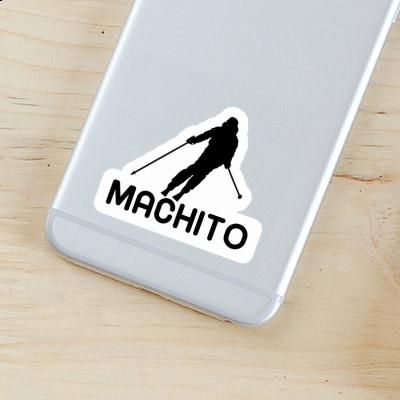 Sticker Machito Skifahrerin Image