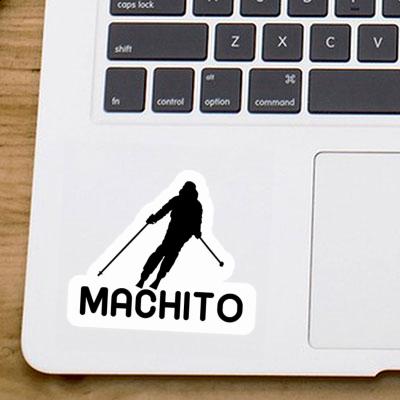 Machito Sticker Skier Image