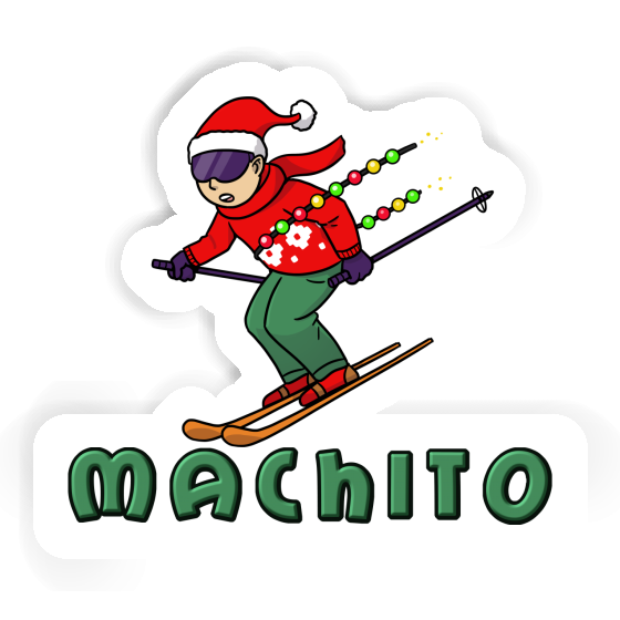 Machito Sticker Skier Image