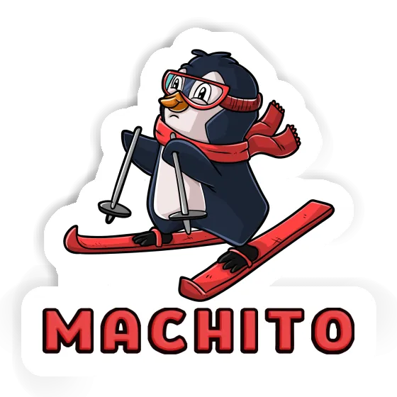 Machito Sticker Skier Image