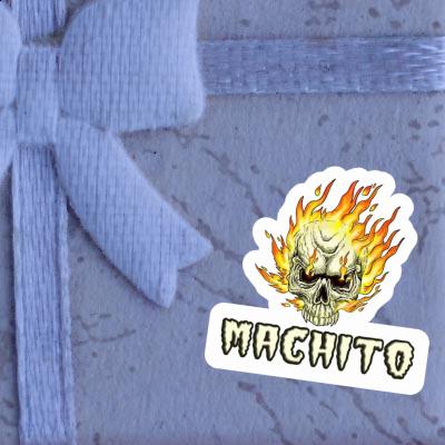 Sticker Totenkopf Machito Gift package Image