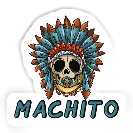 Sticker Machito Baby-Skull Notebook Image