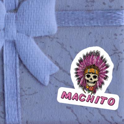 Machito Sticker Ladys Skull Gift package Image