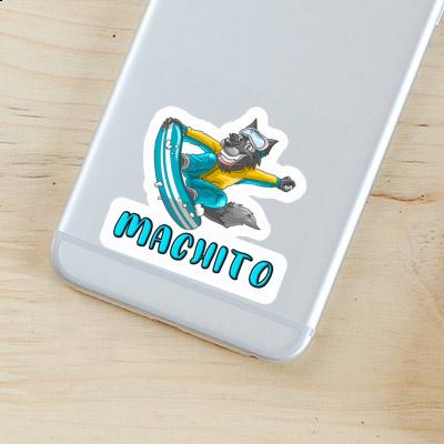 Sticker Snowboarder Machito Image