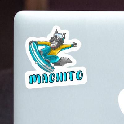 Sticker Snowboarder Machito Gift package Image