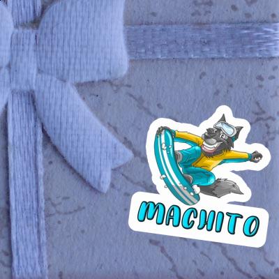 Sticker Snowboarder Machito Image