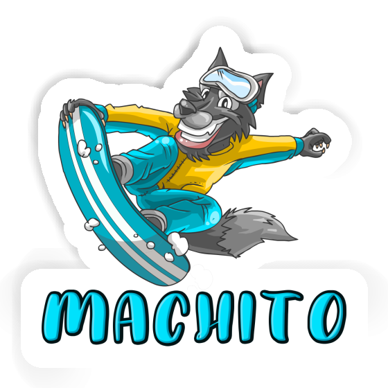 Sticker Snowboarder Machito Notebook Image