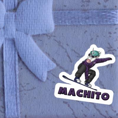 Machito Sticker Snowboarderin Notebook Image