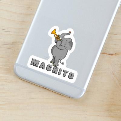 Sticker Machito Elephant Gift package Image