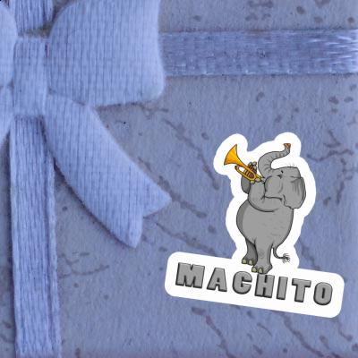 Sticker Machito Elephant Image