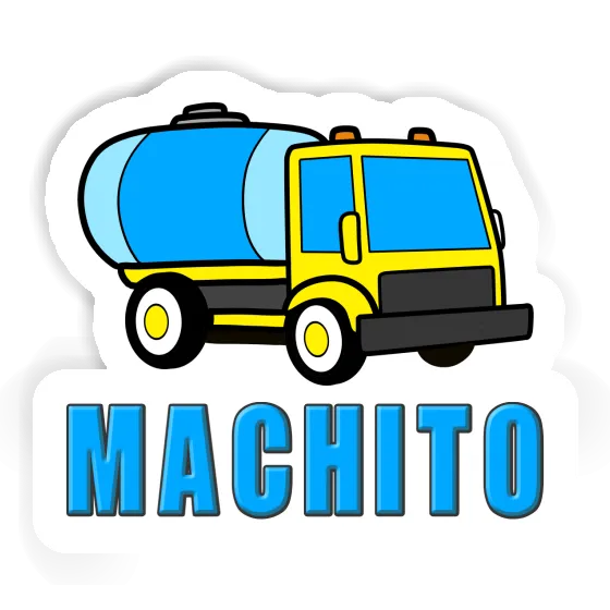 Machito Sticker Water Truck Image