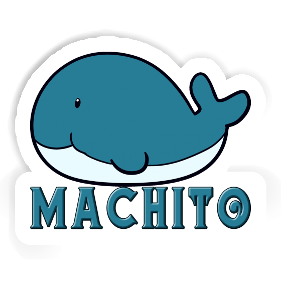 Sticker Machito Whale Fish Laptop Image