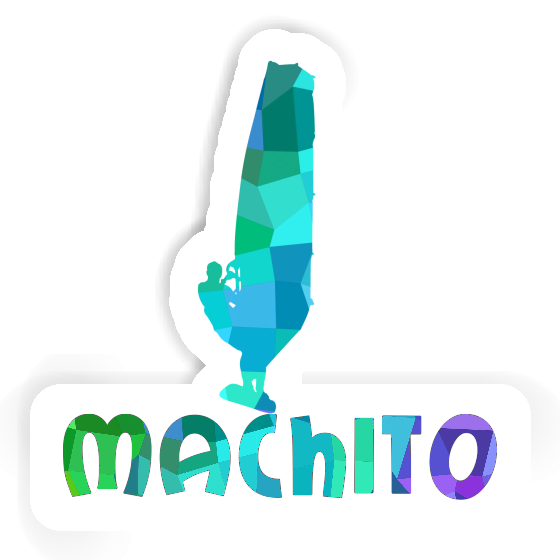 Sticker Machito Windsurfer Notebook Image