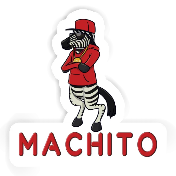 Machito Sticker Zebra Gift package Image