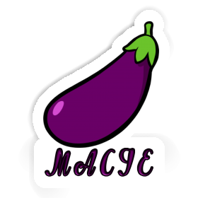 Aubergine Autocollant Macie Image