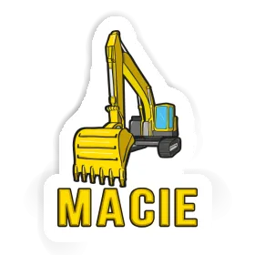 Macie Sticker Excavator Image