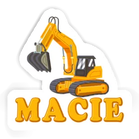 Pelleteuse Autocollant Macie Image