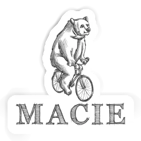 Macie Autocollant Cycliste Image