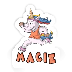 Macie Autocollant Coureuse Image