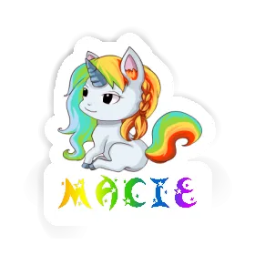 Macie Aufkleber Einhorn Image