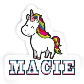 Aufkleber Macie Einhorn Image