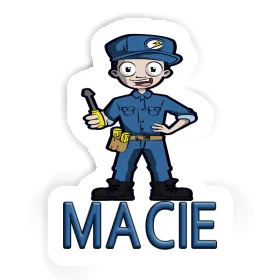 Macie Autocollant Électricien Image