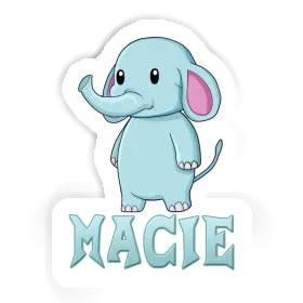 Elefant Aufkleber Macie Image