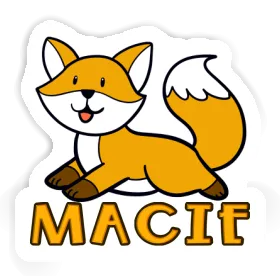 Autocollant Renard Macie Image