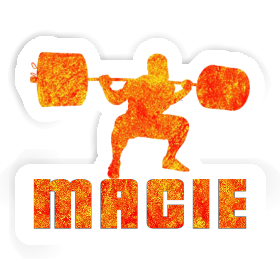 Macie Sticker Weightlifter Image