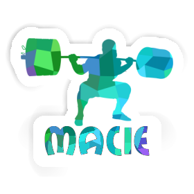 Macie Sticker Weightlifter Image