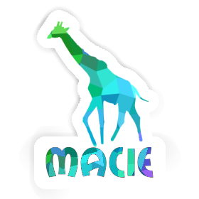 Aufkleber Macie Giraffe Image
