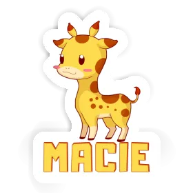 Sticker Macie Giraffe Image