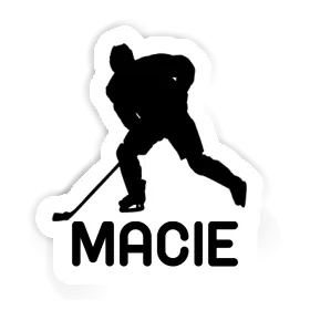 Sticker Eishockeyspieler Macie Image