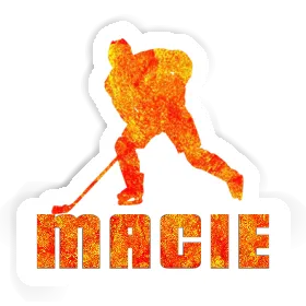 Macie Aufkleber Eishockeyspieler Image