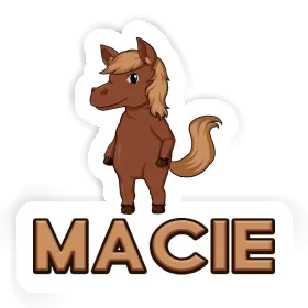 Macie Autocollant Cheval Image