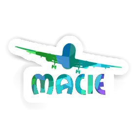 Sticker Airplane Macie Image