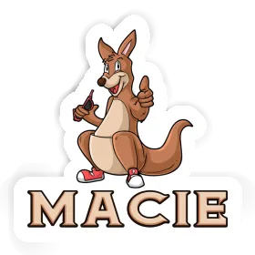 Kangourou Autocollant Macie Image
