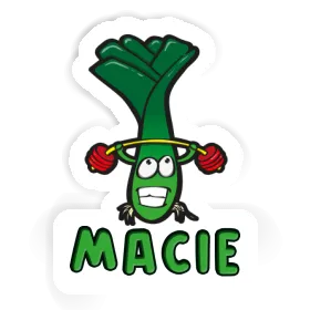 Autocollant Macie Poireau Image