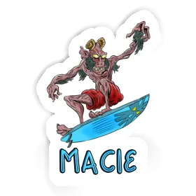 Macie Sticker Surfer Image